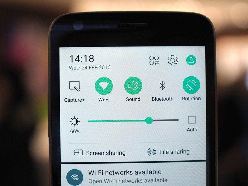 Capture d'écran sur le LG G5