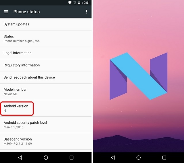 Android-N-on-Nexus-5X