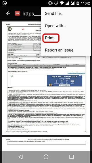 Android-print-option