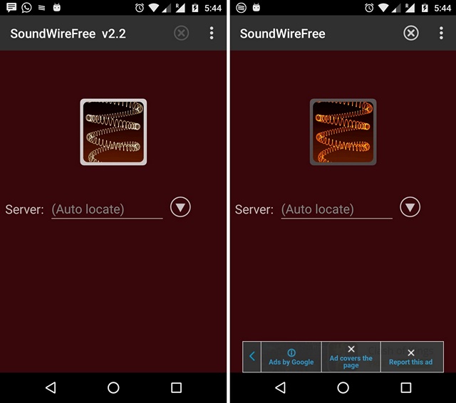 SoundWire-Android-App-connected