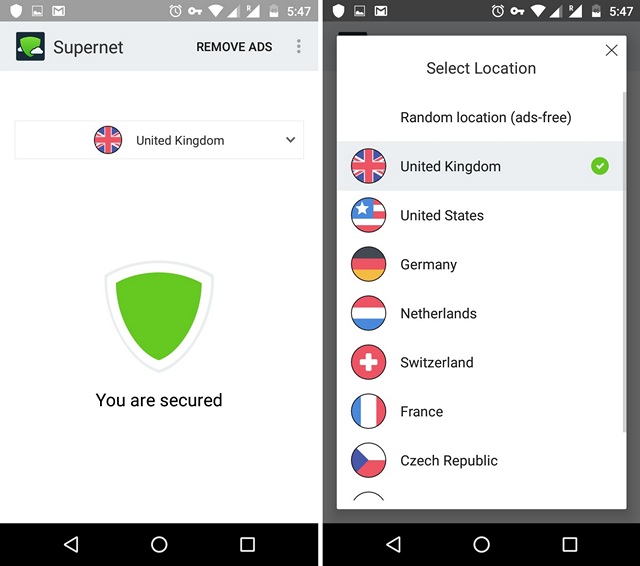 Supernet-VPN-Android-app