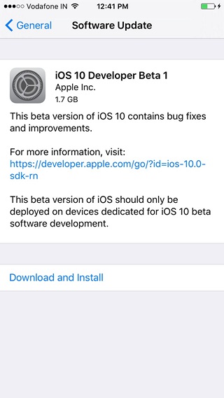 iOS-10-beta-1-OTA-update