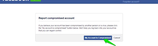 Facebook-Compromised-Account