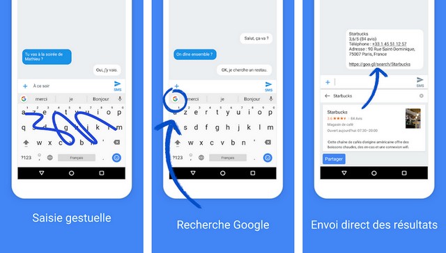 Gboard, le clavier Google