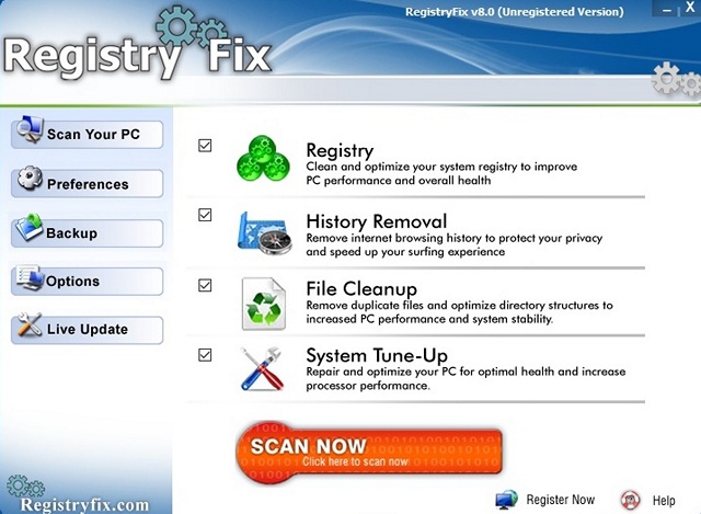 RegistryFix-DLL-Fixer-software