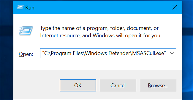 Comment faire pour supprimer l'icône Windows Defender 5