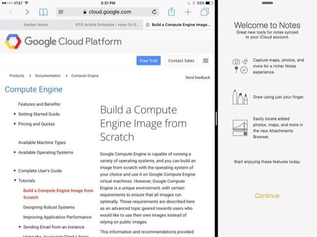 Comment faire pour utiliser les applications multiples en une seule fois sur un iPad 1