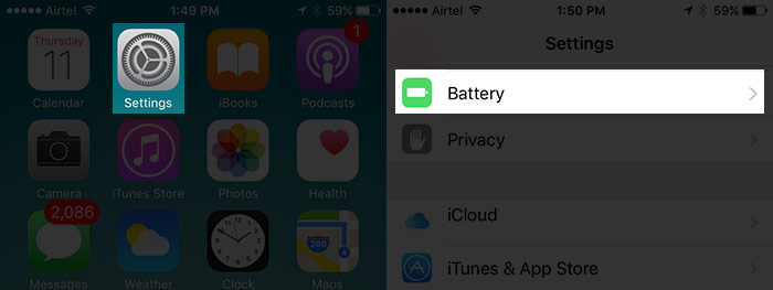 améliorer iOS 10 Autonomie de la batterie 5