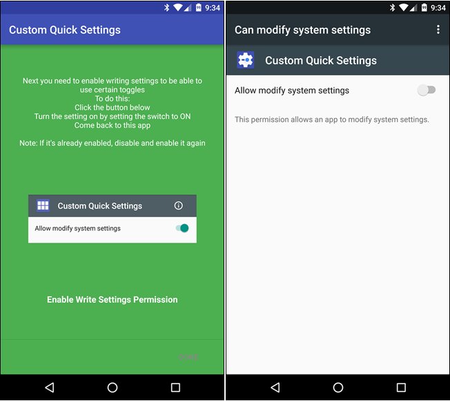 créer sur mesure Tiles pour Quick Settings Menu Android 1