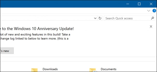 désactiver les notifications dans l'Explorateur de fichiers Windows 1