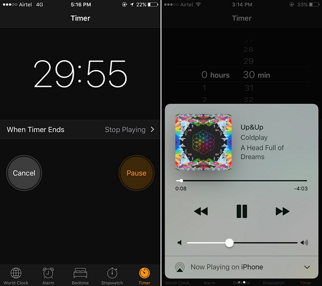 iOS-start-sleep-timer-for-music
