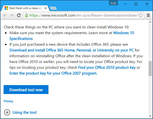 réinstaller facilement de Windows 10 Sans le Bloatware 2