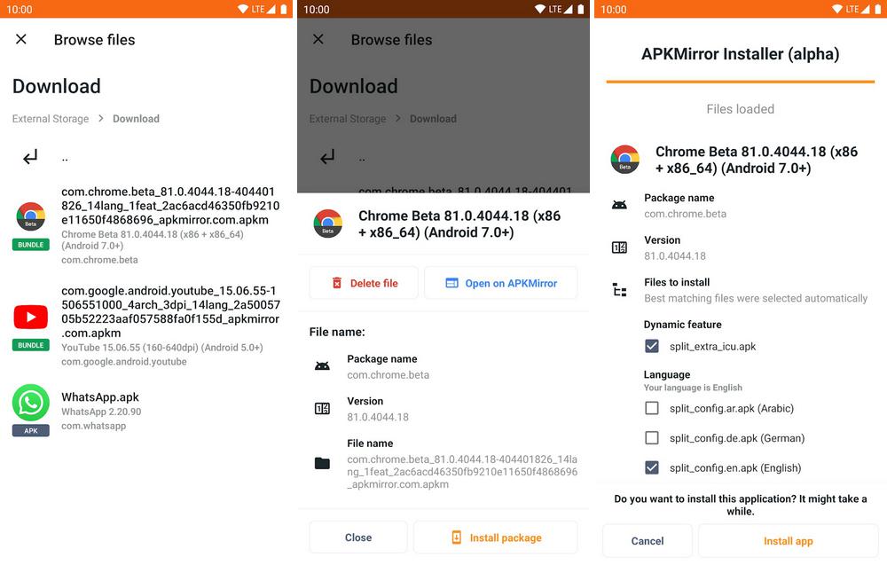 APKMirror - meilleure alternative au Google Play Store