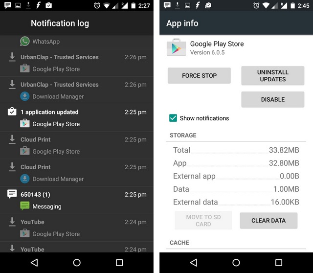 Android-Notification-History