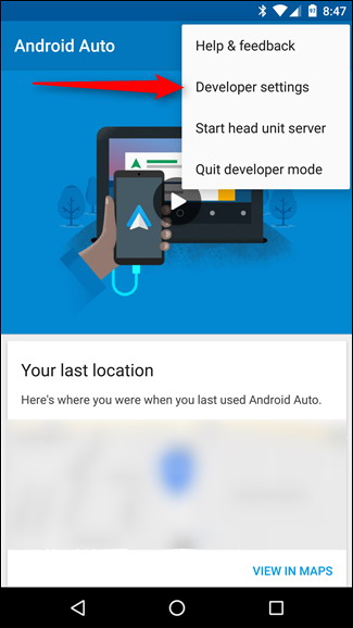 Captures d'écran sur Android Auto 2