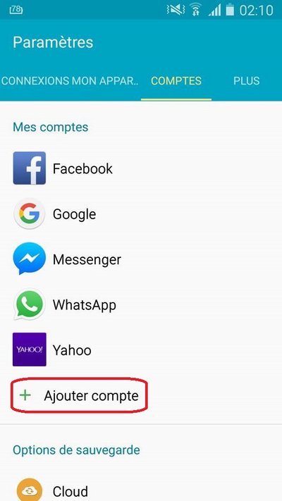 Comment ajouter un autre compte Google Sur Android 3