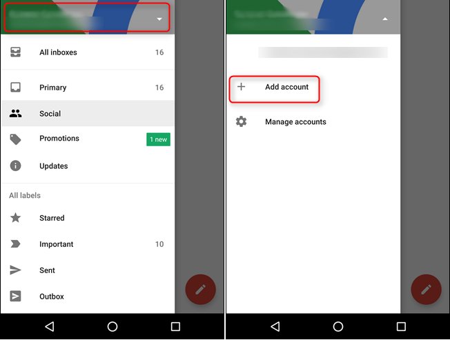 Comment ajouter un compte email sur Android 2