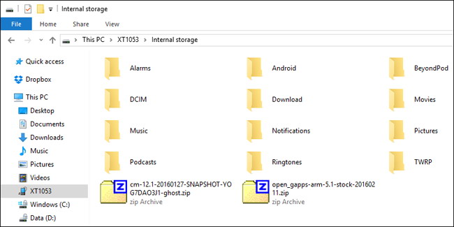Comment faire clignoter une ROM avec TWRP Recovery