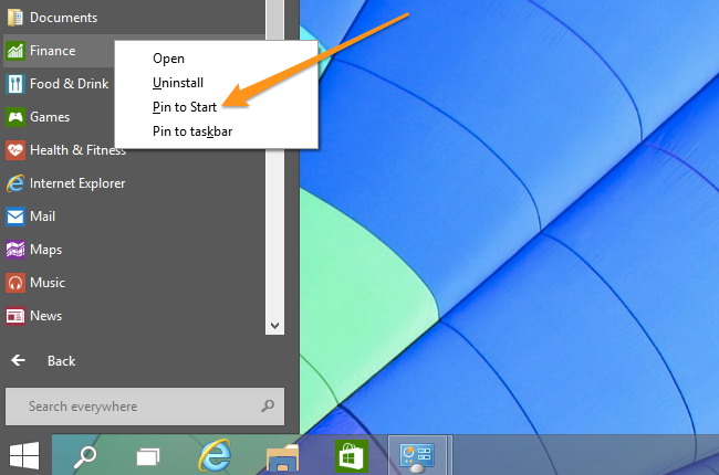 Comment faire le menu Démarrer de Windows 10 5