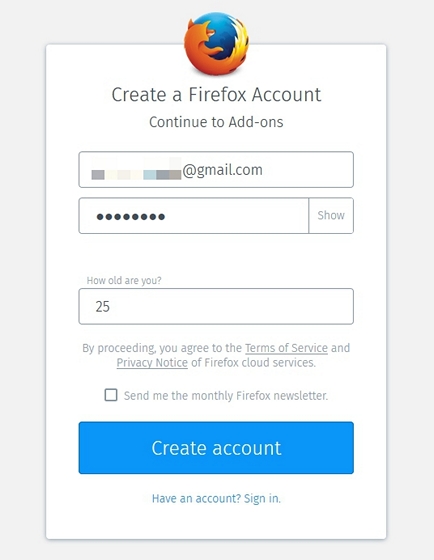 Create-Firefox-Account