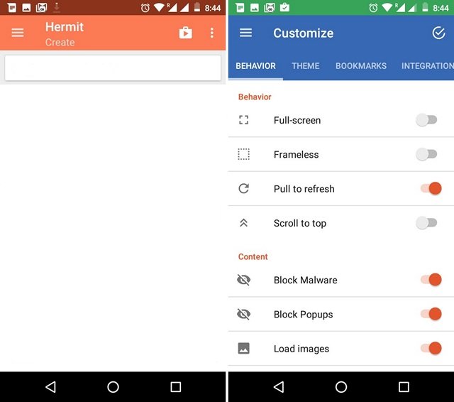 Hermit-Android-App