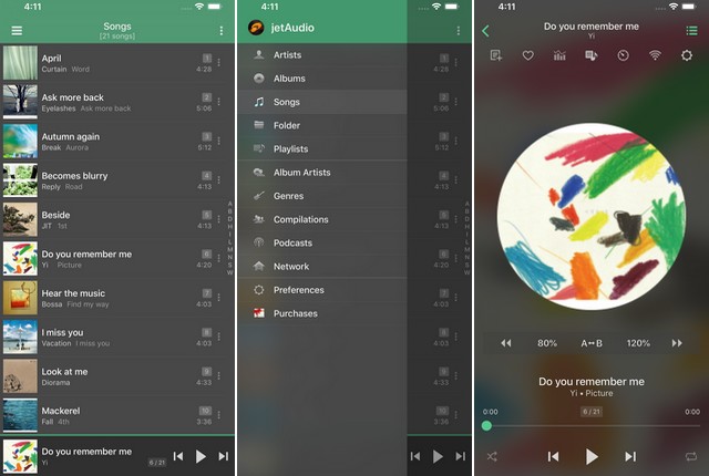 JetAudio - Meilleur lecteur de musique