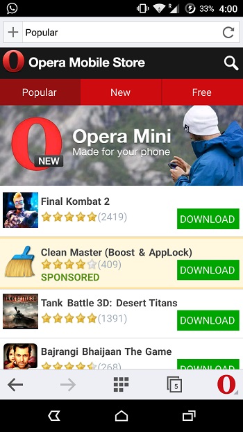 Opera-app-store