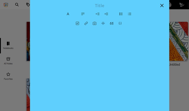 Zoho Notebook - alternative à Evernote