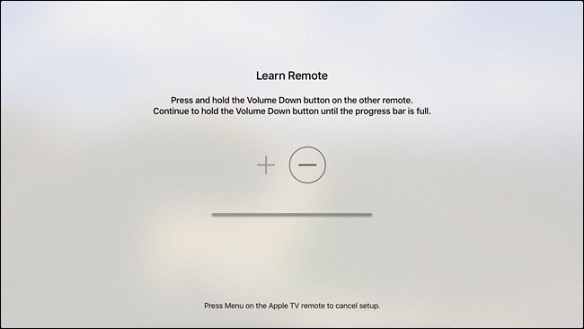 la touche Volume Bas Apple TV