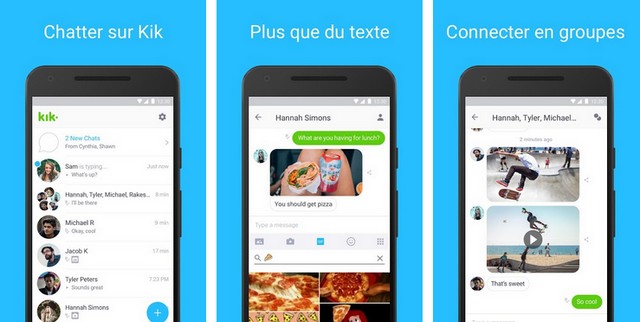 Kik - applications de messagerie instantanée