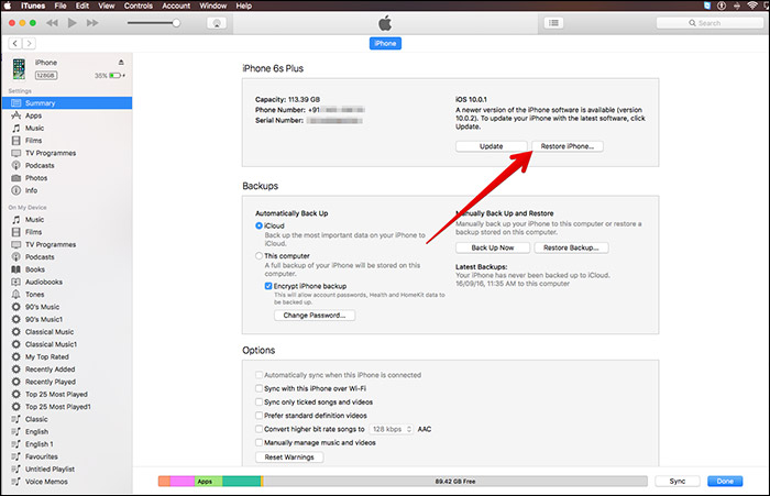 Restore-iPhone-Using-iTunes-on-Mac-or-Windows