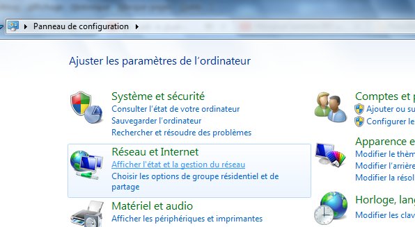 Trouver votre adresse IP privée