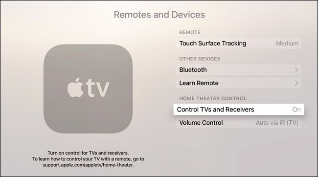 Télécommandes et périphériques Apple TV