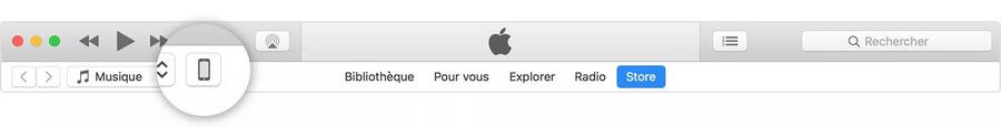 icône iPhone iTunes