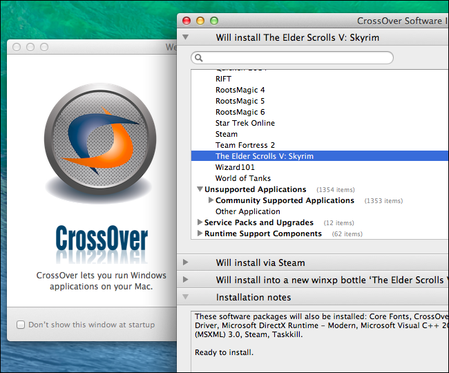 installer des programmes Windows sur Mac avec CrossOver Mac