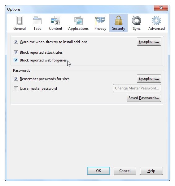 Try reinstalling. Saved passwords.