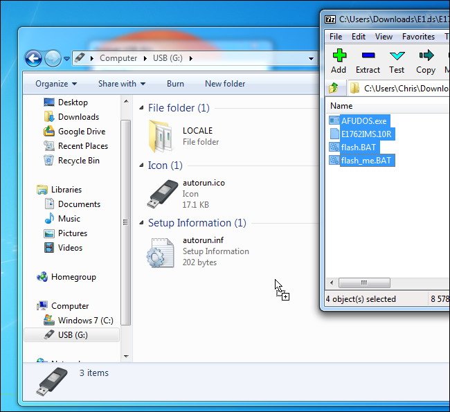 programme dos à partir d'une clé USB bootable