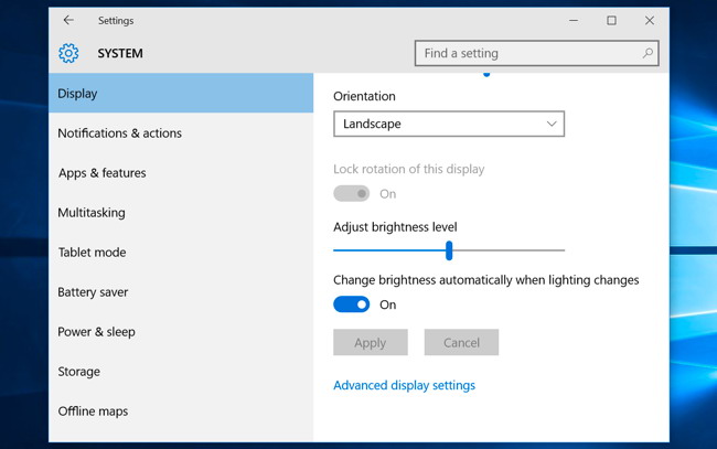 computer screen is too bright
