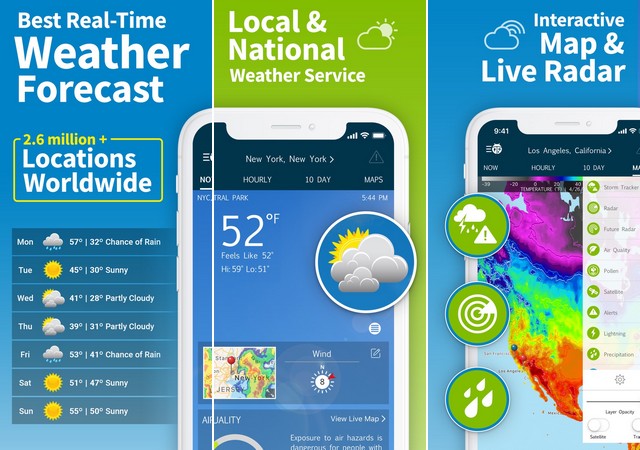 WeatherBug - application météo