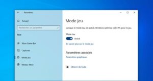 Comment activer le mode Jeu sur Windows 10
