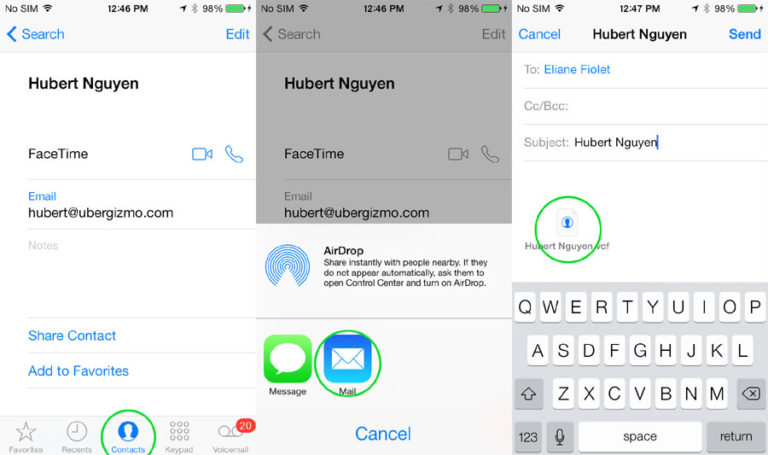 Comment Transférer Un Mail Par Sms Comment transférer les contacts de l'iPhone à Android (5 façons