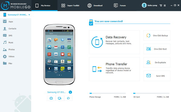 android send sms from pc