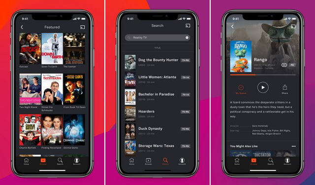 Tubi - Application pour regarder des films