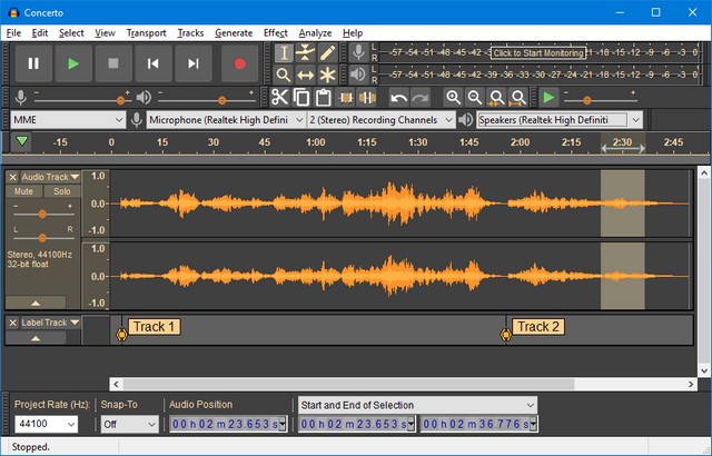 Audacity - meilleur logiciel de montage audio