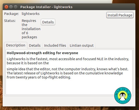 Comment installer Lightworks