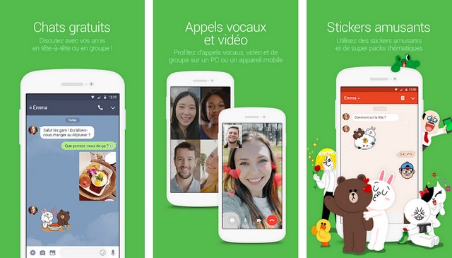 Line - Application de chat vidéo