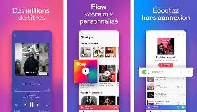 Deezer - meilleure application pour écouter de la musique