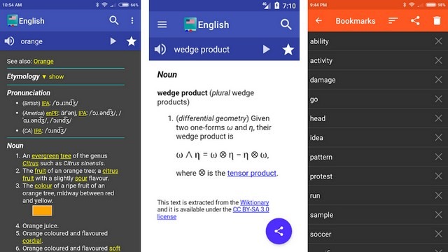 Dictionnaire anglais par Livio
