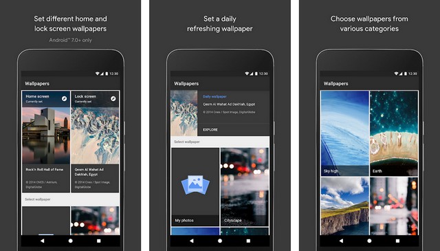 Fonds d'écran par Google