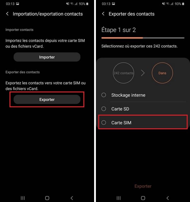 Comment transférer les contacts Android vers iPhone